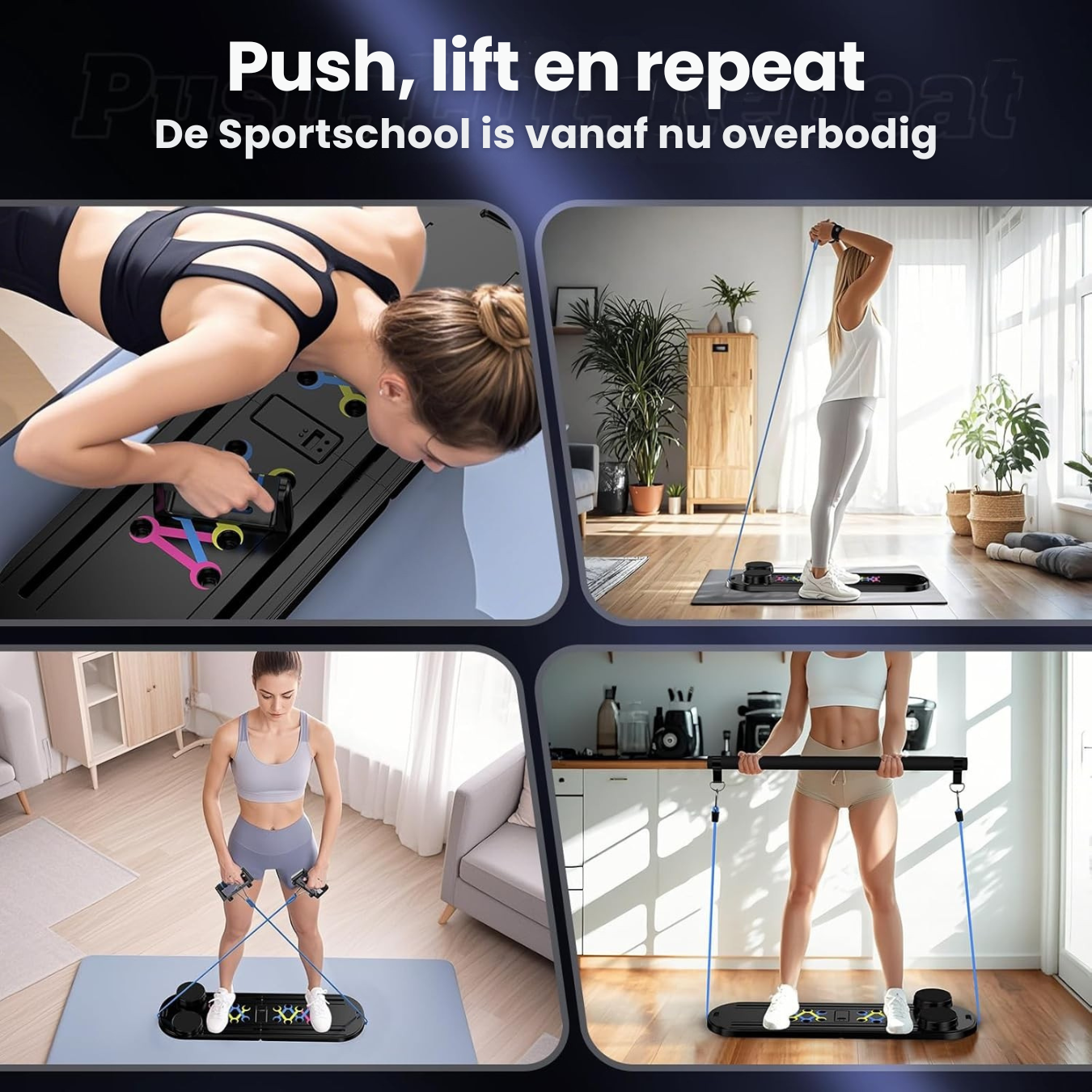 Flexify® Pilates Board Pro - Zwart
