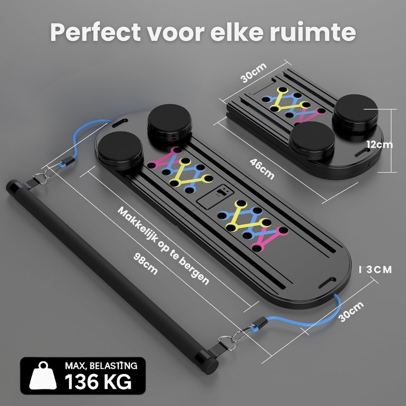 Flexify® Pilates Board Pro - Zwart