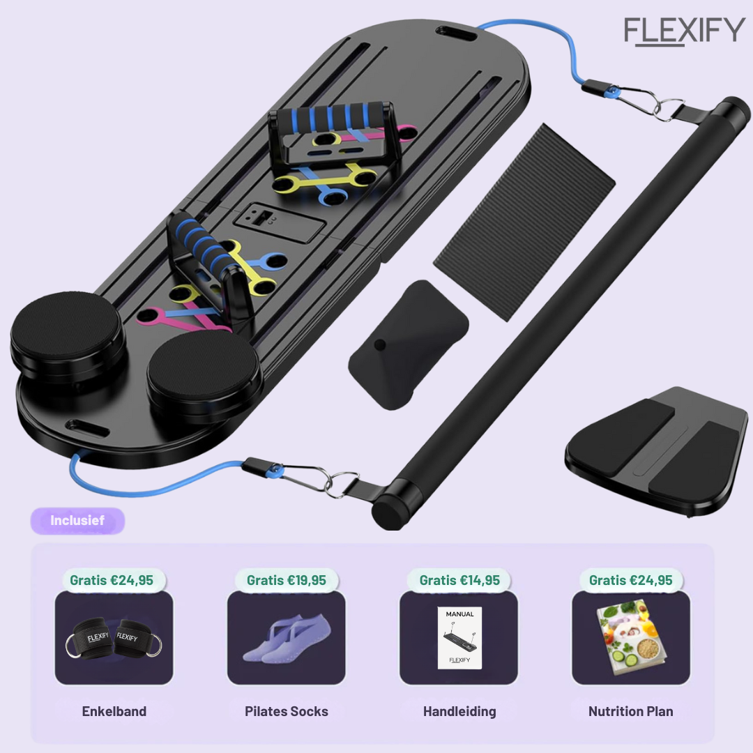 Flexify® Pilates Board Pro - Zwart