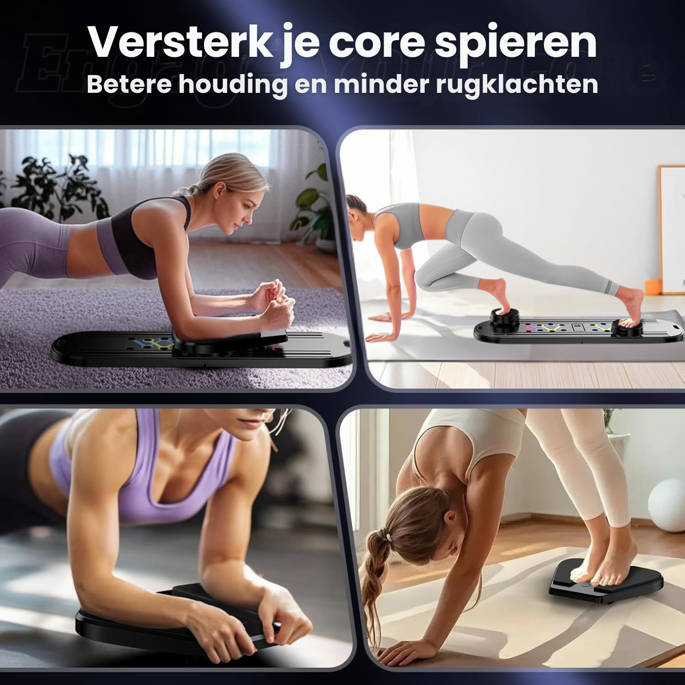 Flexify® Pilates Board Pro - Zwart